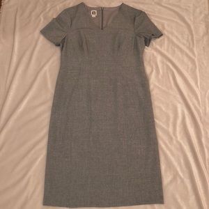 Anne Klein Midi Grey Work dress (12)